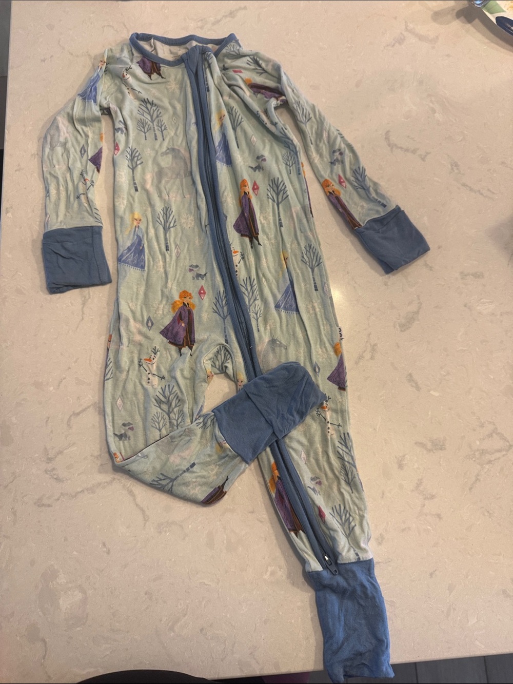 Little Sleepies Disney Frozen Zippies 12-18 months
